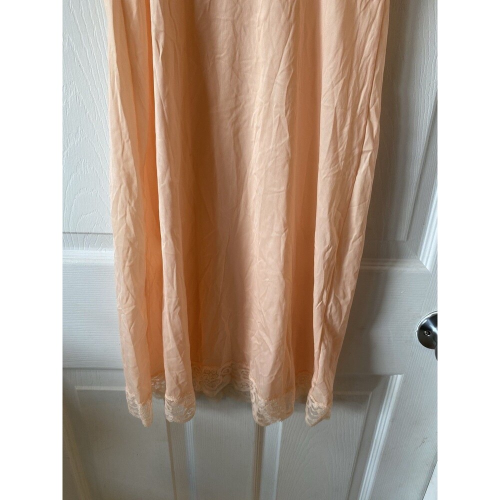 Kayser Vintage Nightgown NWT Women’s Size 32 Pink Peach Floral Lace Nightie - Picture 8 of 10